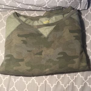 Long sleeve camo shirt